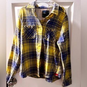 American Eagle Size 10 Women Flannel Shirt